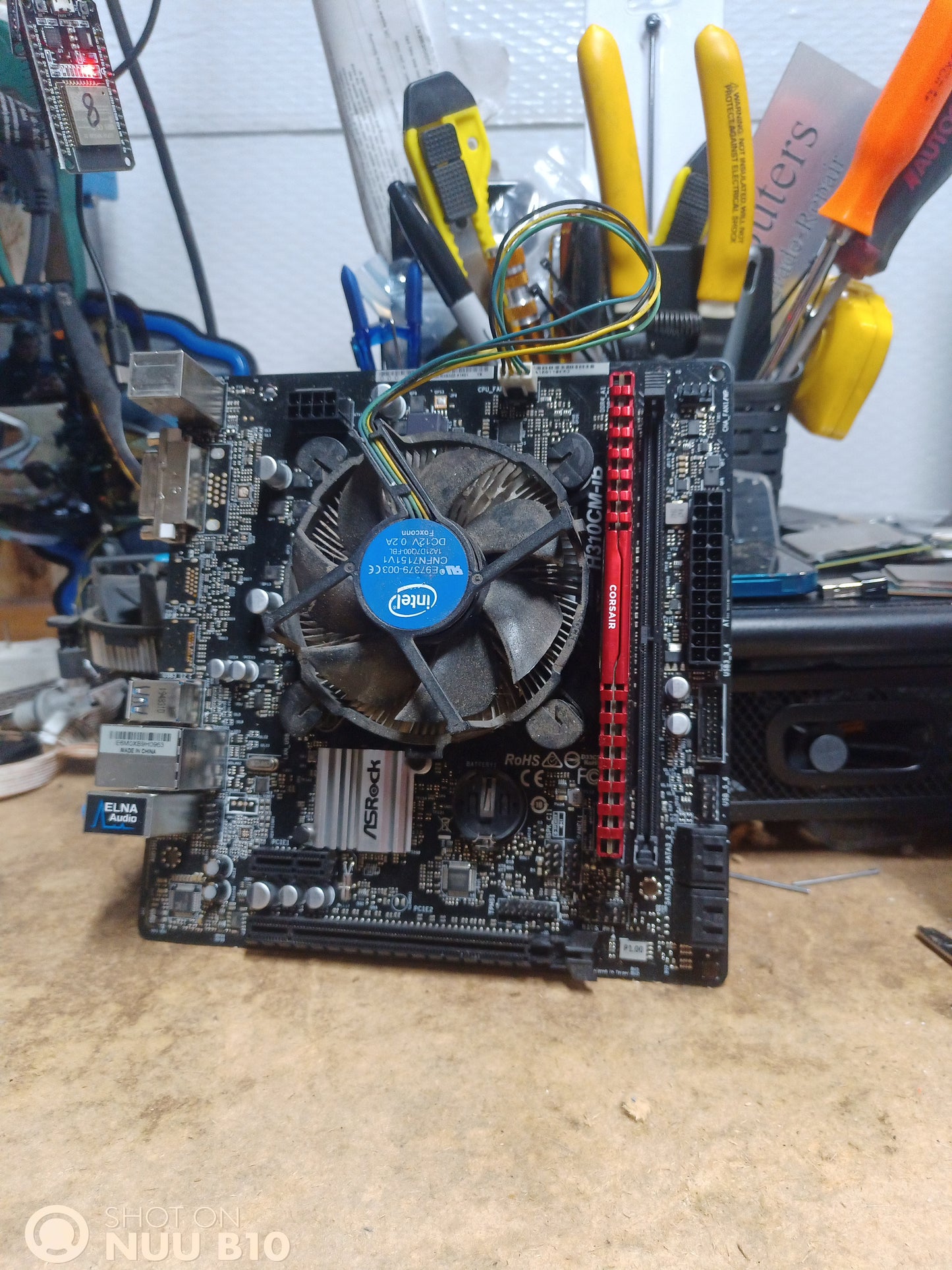 H310cm-ib i7 8700 cooler + 8gb ram combo