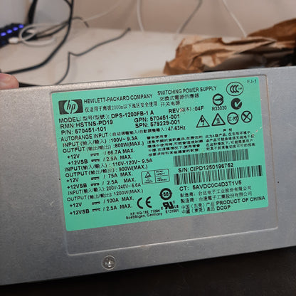 Hp server 1200w psu used