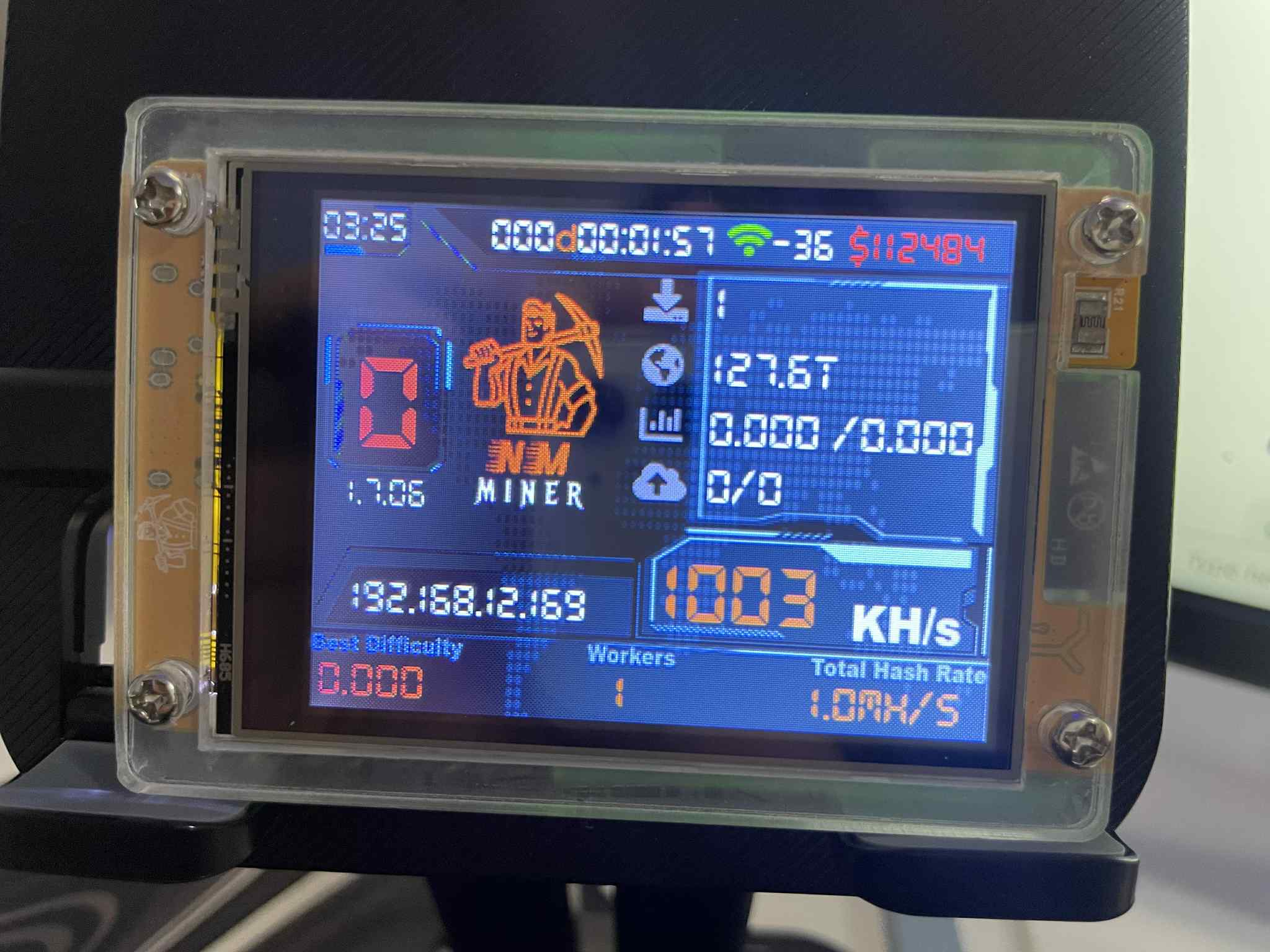 Large Nerd Miner 1+ Mega Hash – BC-PC Shop