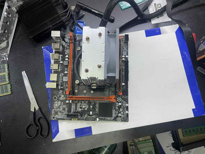 Xeon Motherboard,18core CPU, 64gb RAM, Cooler combo